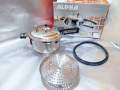 7 Liter Alpha Stainless Steel Cooker | Flammable and induction both stainless steel cooker | Double heavy gauge stainless steel cooker | Best of Best quality stainless steel cooker. 