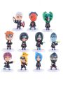 11 Pcs/Set Q Ver. Naruto Akatsuki Mini Figure Uchiha Itachi Madara Konan Hidan Figurine Anime Decoration Model Dolls Toys. 