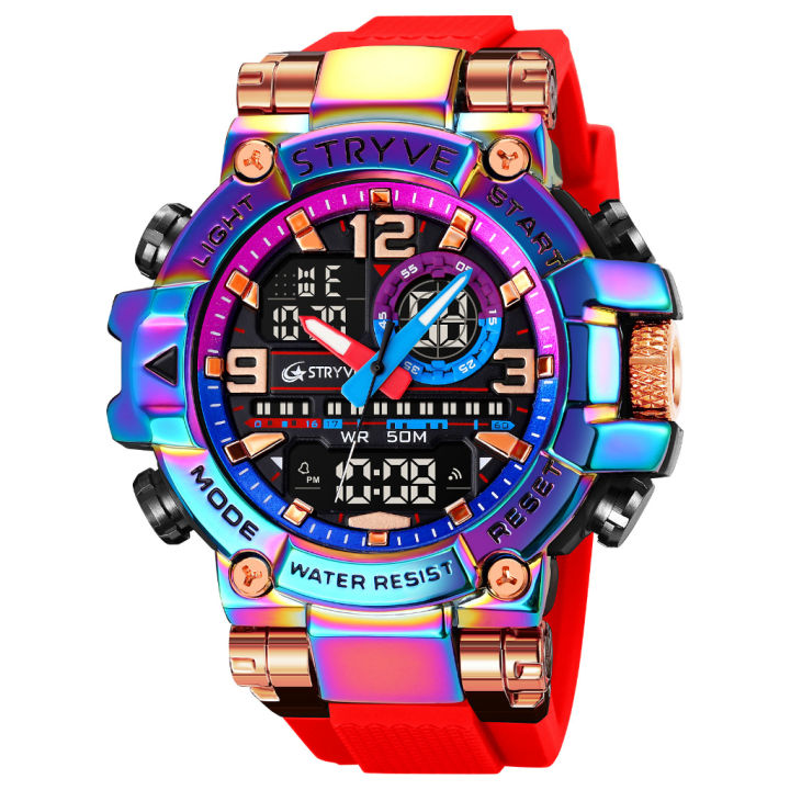 STRYVE%20Sports%20Electronic%20Luminous%20Colorful%20Waterproof%20Multifunctional%20Student%20Men's%20Fashion%20Watch%20LY212%20-%20Image%209