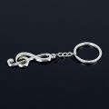 Chain Treble Pendant Key Music Note Keychain Keyring. 