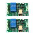 2X ESP8266 ESP-12F WIFI Relay Module 2CH 5V/8-80V Relay Switch Develop Board for ARDUINO IDE. 