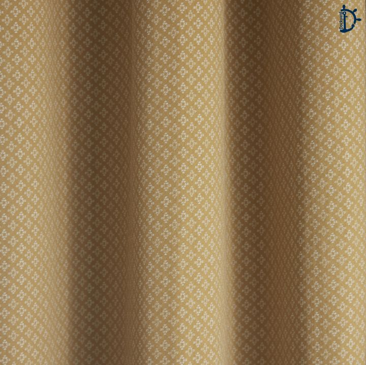 Jacquard%20Curtains%20Set,%20Lined%20Eyelet%20Curtains%20for%20Room%20-%20Diamond%20Texture%20Ochre%20-%20Pack%20of%202%20-%20Image%204