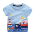 Children's clothing boys cotton short-sleeved t-shirt 2019 new summer summer clothing children's baby half-sleeved baby shirt T-shirt Tide. 