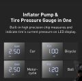 BASEUS Mini Car Air Pump Inflator, 150 PSI Air Compressor for Car with Digital Pressure Gauge, Tyre Inflator for Car, Bike, Motorcycle. 