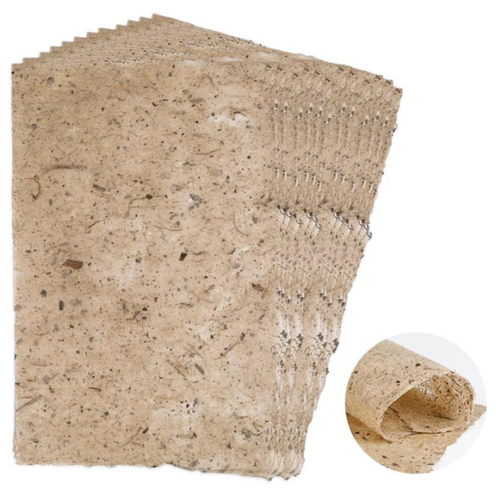 Handmade Paper Sheets 100Pcs Vintage Craft Paper Sheets For Calligraphy Drawing Writing Art