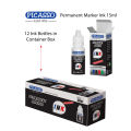 Picasso Permanent Marker INK 15ml Bottle (12 Bottle in Container Box). 