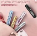 5ml Travel Perfume Atomizer - Refillable Mini Metal Spray Bottle, Leak-Proof & Portable, Empty Fragrance Container, Best for Pocket & Handbag Use. 