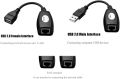 USB Extender over CAT5E or CAT6 Connection up to 150ft. 