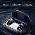S9 True Wireless Stereo Mini Waterproof Bluetooth-compatible 5.0 Wireless Earphone HiFi Earbuds with Mic. 