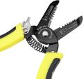 Electrician 10-22 AWG Wire Manual Stripper Cutter Yellow Black. 