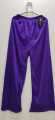 Purple Plain Plazo Women's Clothing Straight Leggings Ankle Length Wide Waistband Comfortable Fit. 