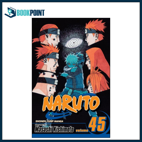 Naruto, Vol. 45: Battlefield, Konoha by Masashi Kishimoto (Author) - Paperback | Naruto Volume 45 | Masashi Kishimoto | Manga Paperback | Shonen Jump Series | Comic Book Collection | Action-packed Graphic Novel | Bookpoint.store