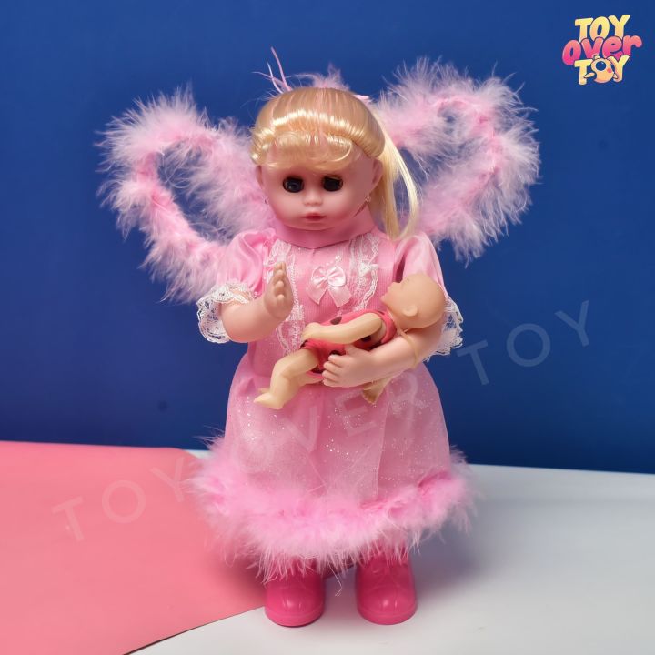 Baby%20Carry%20Barbie%20Doll%20Lighting%20Music%20Cell%20Operated%20Angel%20Looks%20-%20Image%202