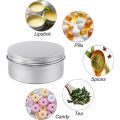 Screw cap for silver metal round jar with 15 g 10 g 5 pcs 5 20 g 30 g 50 g empty aluminum jar jar ointment spice candle lipstick. 