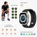 "T800 Ultra Smart Watch 2.01 | High-Resolution Display | Bluetooth Calling | Heart Rate Monitor | Fitness Tracker | Waterproof Design | Long Battery Life | Compatible with Android & iOS | Stylish & Durable | T800 Ultra Smart. 