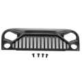 RC Grill Body Nylon Angry Eyes Grille 1:10 Car Front Accessory Set for Jeep Wrangler Crawler. 