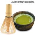 Japanese Style Natural Bamboo Prongs Matcha Tea Whisk Chasen Preparing Powder Brush Tool. 