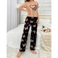 Sweet Dreams Collection: Soft & Cozy Women’s Nightwear Set – Heart & Butterfly Printed Pajamas. 