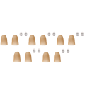 5 Pairs of LED Lights Flashing Finger Convenient Props Multifunctional Portable Light Electronic Replacement Accessories Green Light. 