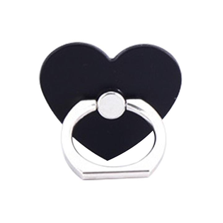 360º Rotatable Heart Shape Finger Ring Grip Mobile Phone Stand Holder Universal