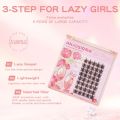 ANJOSIRMA Upgrade Eyelashes, Self grafting false eyelashes, Natural Individual Cluster EyeLashes, Quick DIY Eyelash Extensions. 