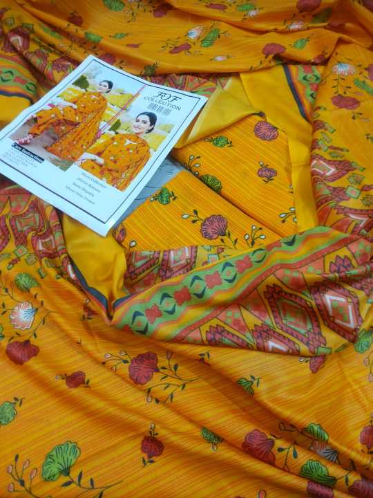 Fabron 3-Piece Unstitched Suit – Premium Fabric for Elegant Wear