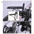 Front Rack Cargo Pannier Bike Front Carrier Rack for Riding Shopping. 