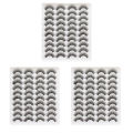 60 Pairs 3D Chemical Fiber Lashes Natural False Eyelashes Dramatic Volume Lashes Makeup Extension Eyelashes. 