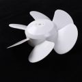Round Shaft Fan Blade Kitchen Bathroom Vent Blade White Plastic Electric Fan Impeller General Fanner Blade Home Vent Accessories. 