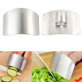 Multi-Function Stainless Steel Finger Guards – Protect Your Hands While Cutting and ChoppingEasy Vegetable Cutter Tool Stainless Steel Finger Guard Safe Vegetable Cutter Hand Guard Tool for Kitchen Cut Finger Protector Gadget Anti-cut Finger Protector. 