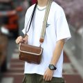 Vintage Men Shoulder Bag Trends Pu Leather Men's Messenger Crossbody Bag Fashion Casual Male Mini Bags. 