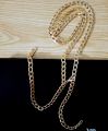 Chain Belt For Girls | Golden Thick Loops Chain With Durable Lock And Extension. 