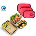 Lunch Box Stainless Steel Rectangular Lunch Box Choose From (S-M-L) PINK. 