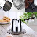 Techmanistan 350ml/500ml Stainless Steel Milk Foam Pitcher, Milk Frothher Milk Pan Milk Pot Coffee Pot Tea Pot Wax Melting Pot DIY Candle Soap Melt Pitcher Frothhing Jug. 