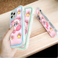 FELMYST Case For Realme C35 Cute Fashion Kirby Mobile Phone Casing Shockproof Soft Back Cover for Girl. 