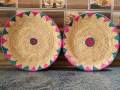 Traditional roti Basket Set of 2 or 3, changer, chabi, Changair, Colorful Handicraft Changair, Hand Woven Roti Chaabi For Kitchen Bread Plate For Home, Changair for naan/roti,. 