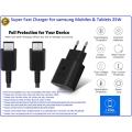 Compatible with Samsung 25W Super Fast Charger USB PD Charger For Galaxy Note10 / Note 10 Plus / Note10 Lite & S10 / S20 / S20 Ultra. 