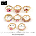 Sindlan 8Pc/Set Vintage Butterfly Flower Punk Rings y2k Ring Set For Men Women Gold Plated Crystal Ring Set Jewelry. 