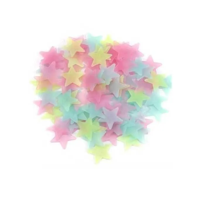 Pack%20of%20100%20-%20IMPORTED%20Fluorescent%20Night%20Glowing%20Stars%20Wall%20Sticker%20-%20Image%202