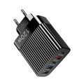 【2024】 5 Ports GaN Charger USB PD Muti Plugs Ports Quick Charging Charger Mobile Phone Type C Wall Adapter for iPhone 15 Xiaomi Samsung. 