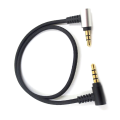 TRS to TRRS Microphone Cable 3.5mm Adapter Cable for SC7 Wireless Go Videomic Pro+ Microphone Cable. 
