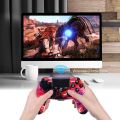 Wireless Gaming Controller for PS4, Galaxy Nebula Design High Performance, Dual Vi br ation Gaming Controller, Compatible with PlayStation 4 /Pro/Slim/PC with Audio Function, Mini LED Indicator​​​​​. 