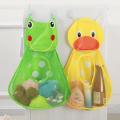 Cute Duck Frog Mesh Net Toy Storage Bag Baby Bath Toys Strong Suction Cups Bath Game Bag Bathroom Organizer Water Toys for Kids. 