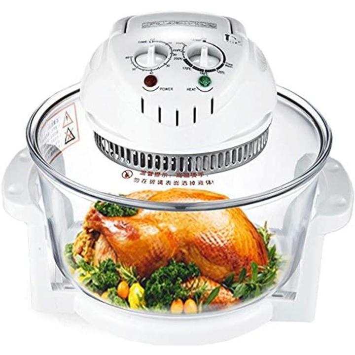 Imported Convection Countertop Toaster Oven - Healthy Kitchen Glass Air Fryer Roaster Oven, Bake, Grill, Steam Broil, French Fries & Roast 20L Capacity