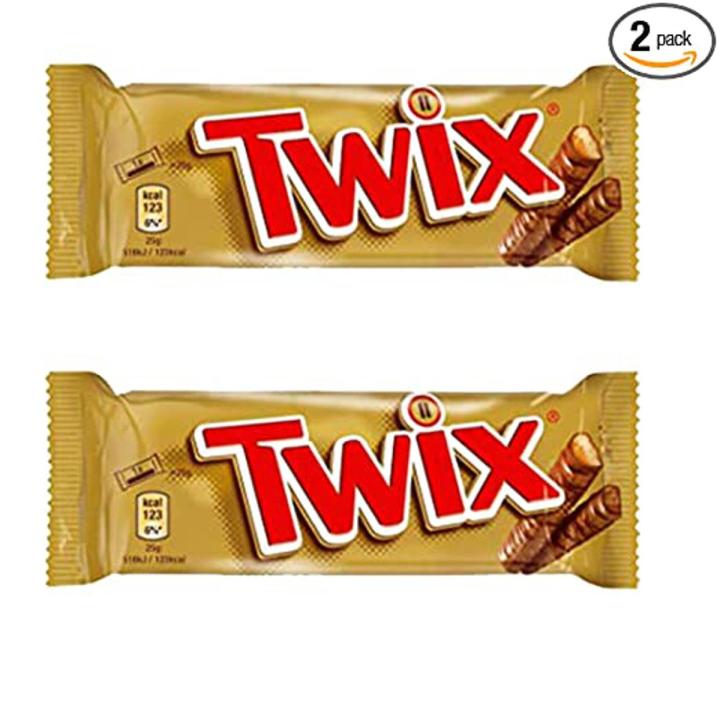 Twix Chocolate 2 Bars X 50gm (Pack of 2)