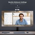 NexiGo N660P 1080P 60FPS Webcam with Software Control, Dual Microphone & Cover, Autofocus, HD USB Computer Web Camera, for OBS/Gaming/Zoom/Skype/FaceTime/Teams/Twitch. 