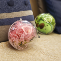 Transparent Christmas Balls Lightweight 3-10cm Ornaments Ball-shaped Acrylic Holiday Decorations for Home Decor Indoor. 