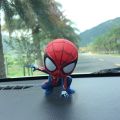 Disney Kawaii Cute Spiderman Cartoon Anime Marvel Hero Model Doll Car Ornament Cake Decoration Kid Birthday Gift. 