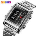 SKMEI Men's Fashion Watch Date Week LED Luminous Alarm Clock Waterproof Men's Watch 1868. 