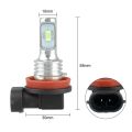 Super Bright H8 H9 H11 LED Headlight Bulb Kit HIGH/LOW Beam Light 8000LM 8000K Ice Blue 80W. 